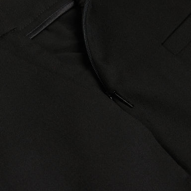 Women's DEVANA- Flat Front Tapered Leg Pants Black