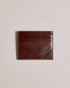 RAFFLES: Embossed Corner Leather Cardholder
