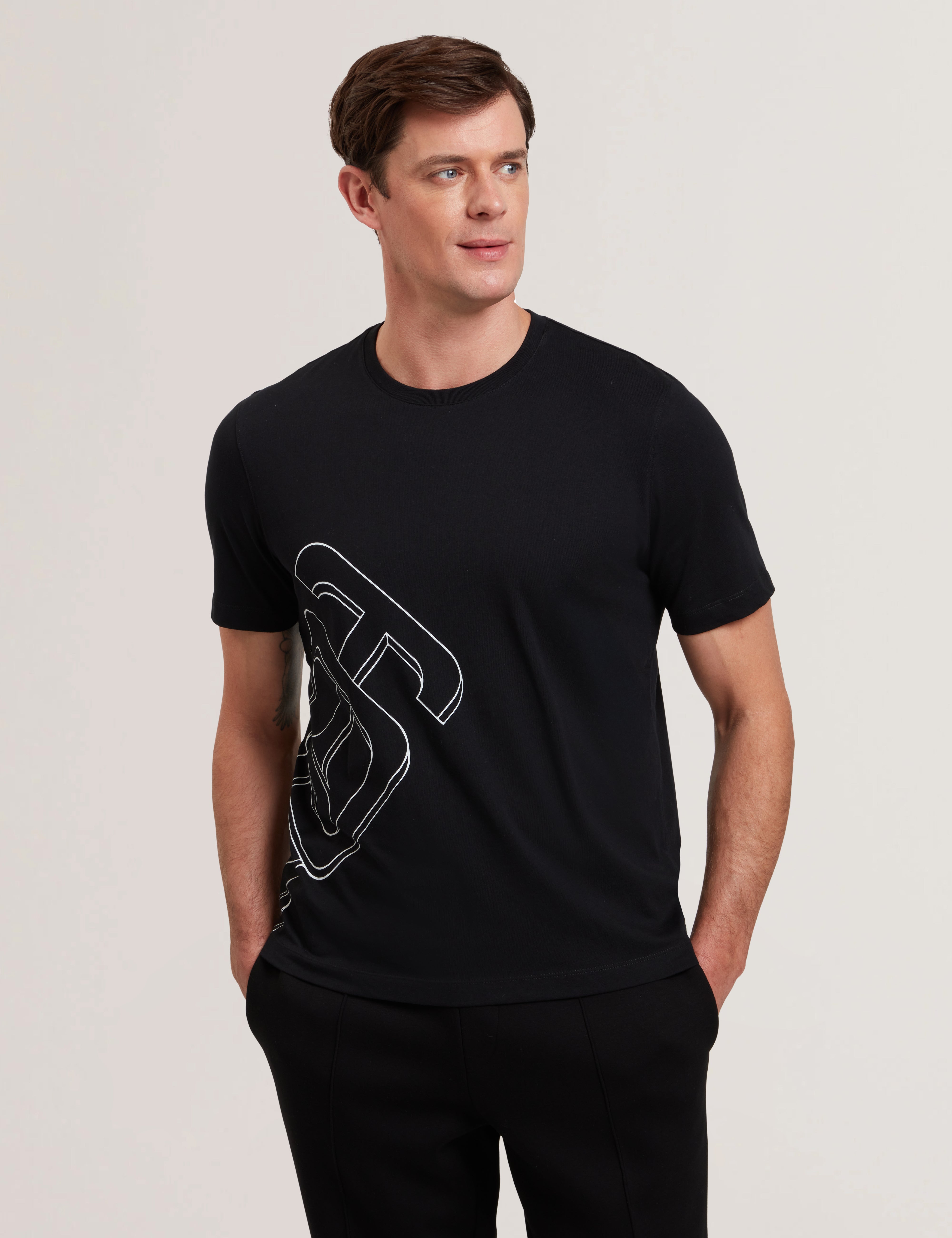 Men's CRAIGEY-SS Branded Graphic T-shirt