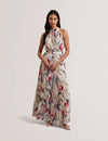 Women's CURCLOA-Pleated Wide Leg Jumpsuit