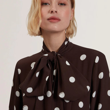 Womens ELNIE-Scarf Detail Midi Dress