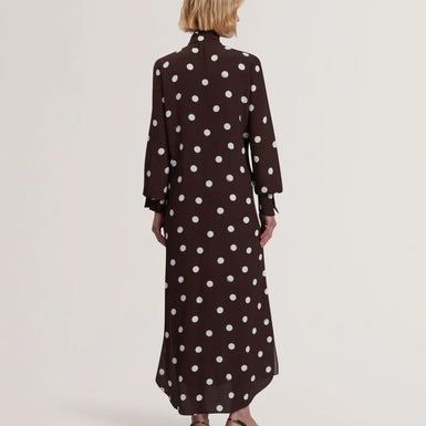 Womens ELNIE-Scarf Detail Midi Dress