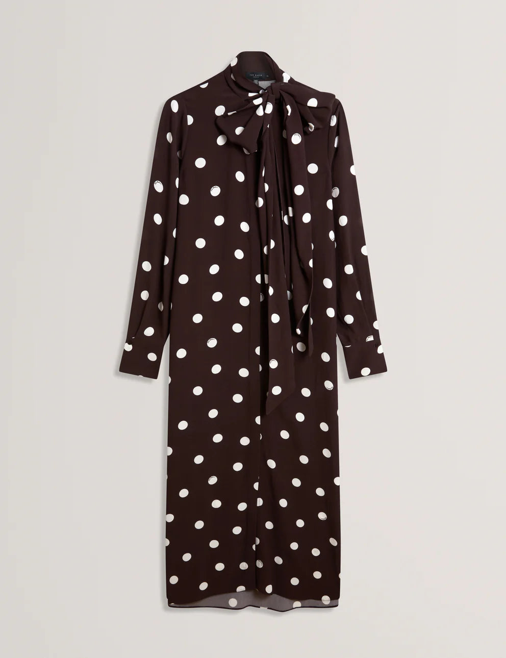 Womens ELNIE-Scarf Detail Midi Dress