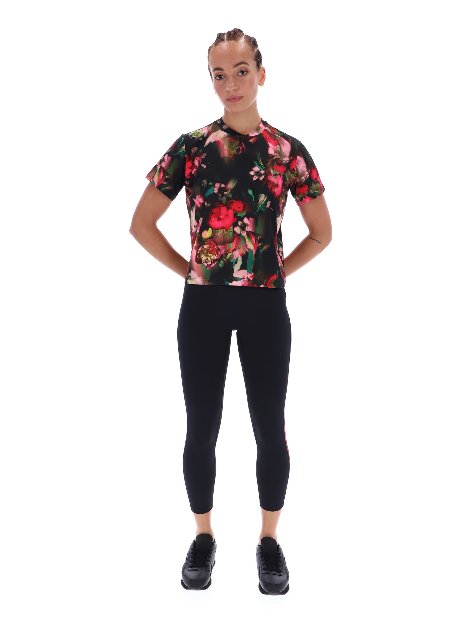 Women's ELSIE-FLORAL AEROFLOW T_SHIRT