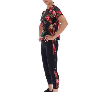 Women's ELSIE-FLORAL AEROFLOW T_SHIRT