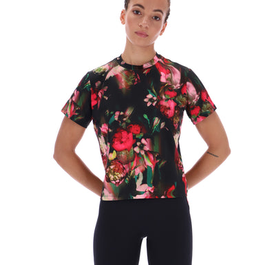 Women's ELSIE-FLORAL AEROFLOW T_SHIRT