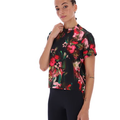 Women's ELSIE-FLORAL AEROFLOW T_SHIRT