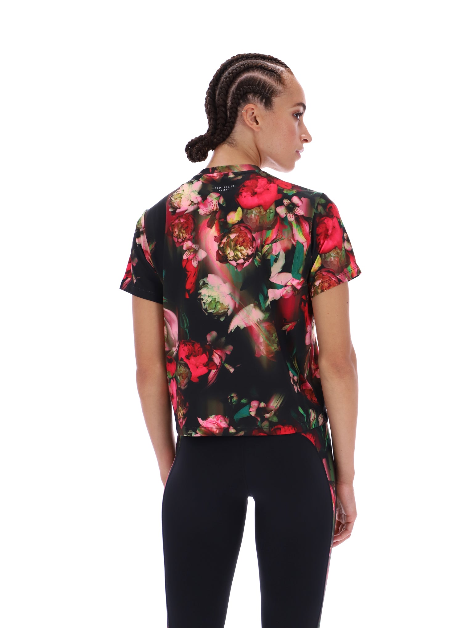 Women's ELSIE-FLORAL AEROFLOW T_SHIRT