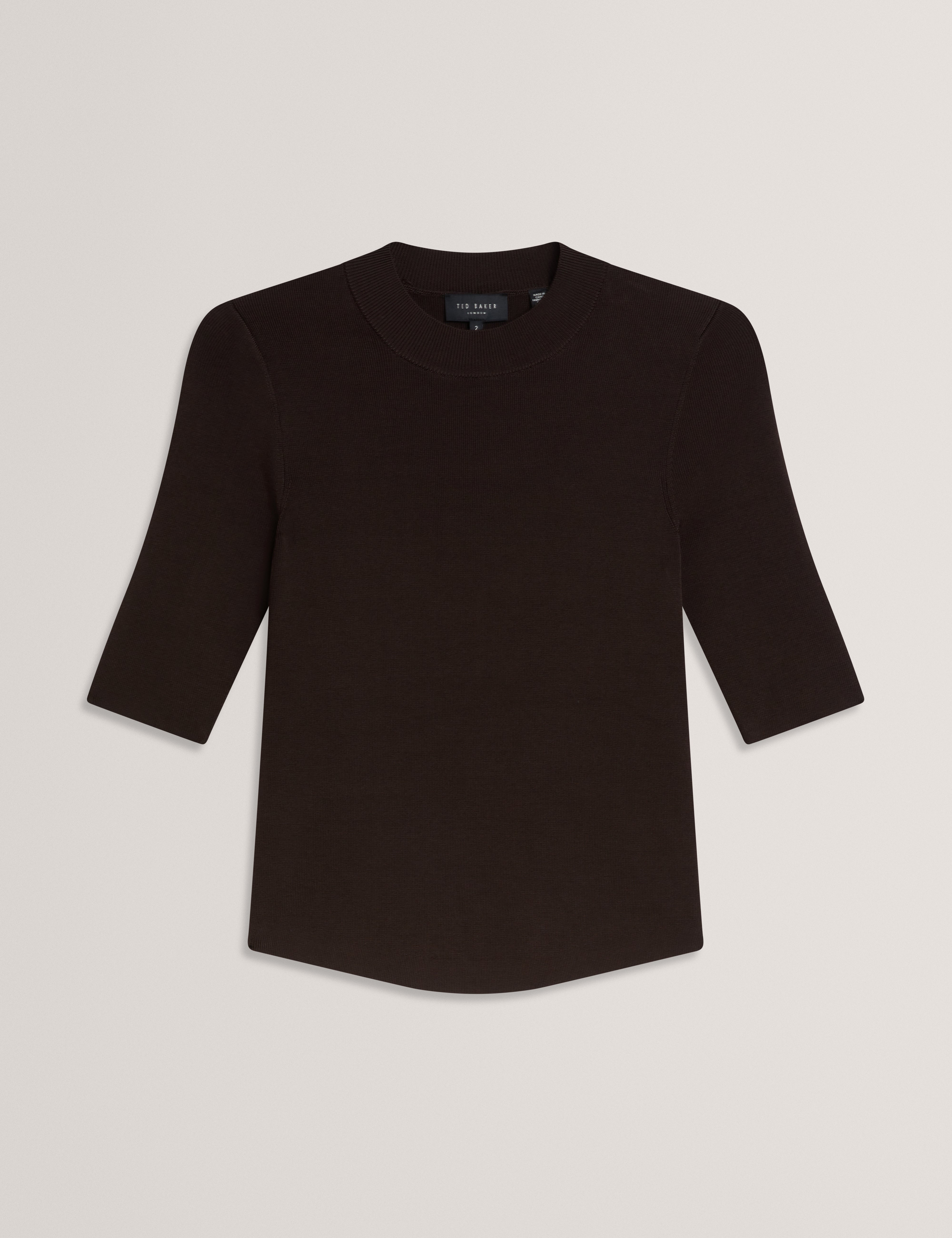 Women's FELIXIA-Knitted Half Sleeve Tee