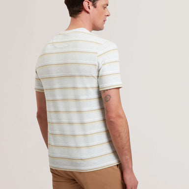 Men's GORANO-SS Textured Striped T-Shirt