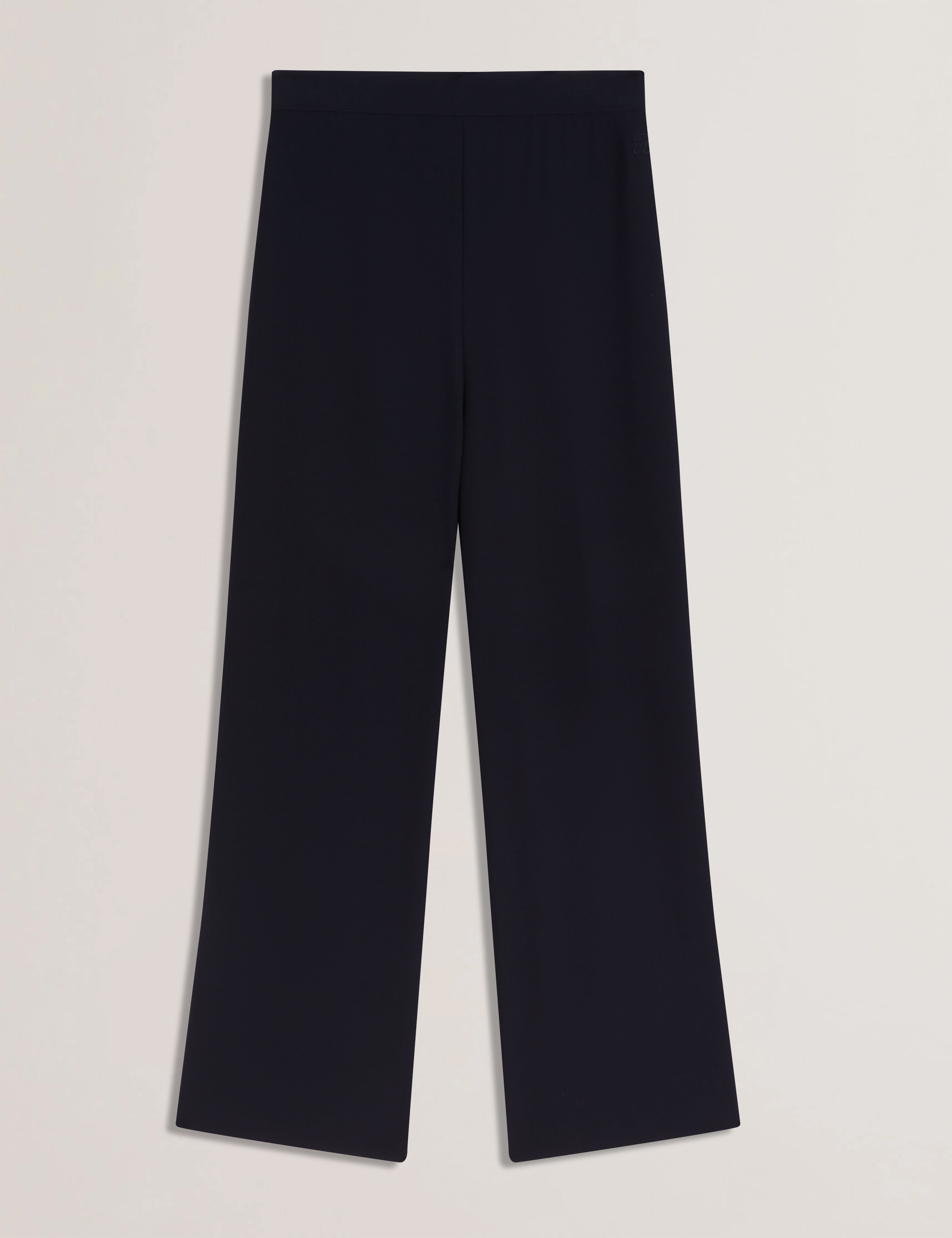 Women's GORJJA-Piping Detail Wide Leg Crepe Navy