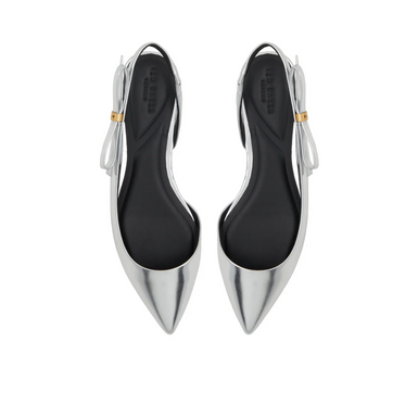 Women's Jaynebo-Slingback Leather Ballet Flats