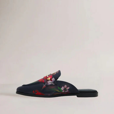 Women's ZOLAAA-Flat Mule Loafer with Signatu