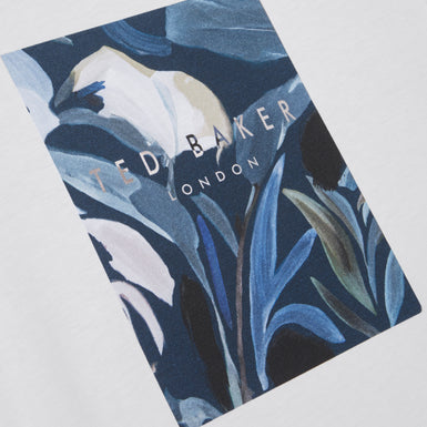 Men's JUSTINO-SS Box Print Graphic T-shirt