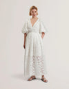 Women's KEETIA-Balloon Sleeve Midi Dress