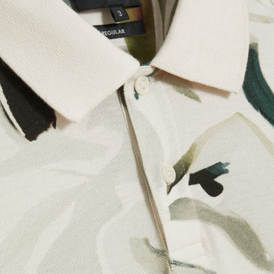 Men's KIVEM-SS Cotton Floral Print Polo