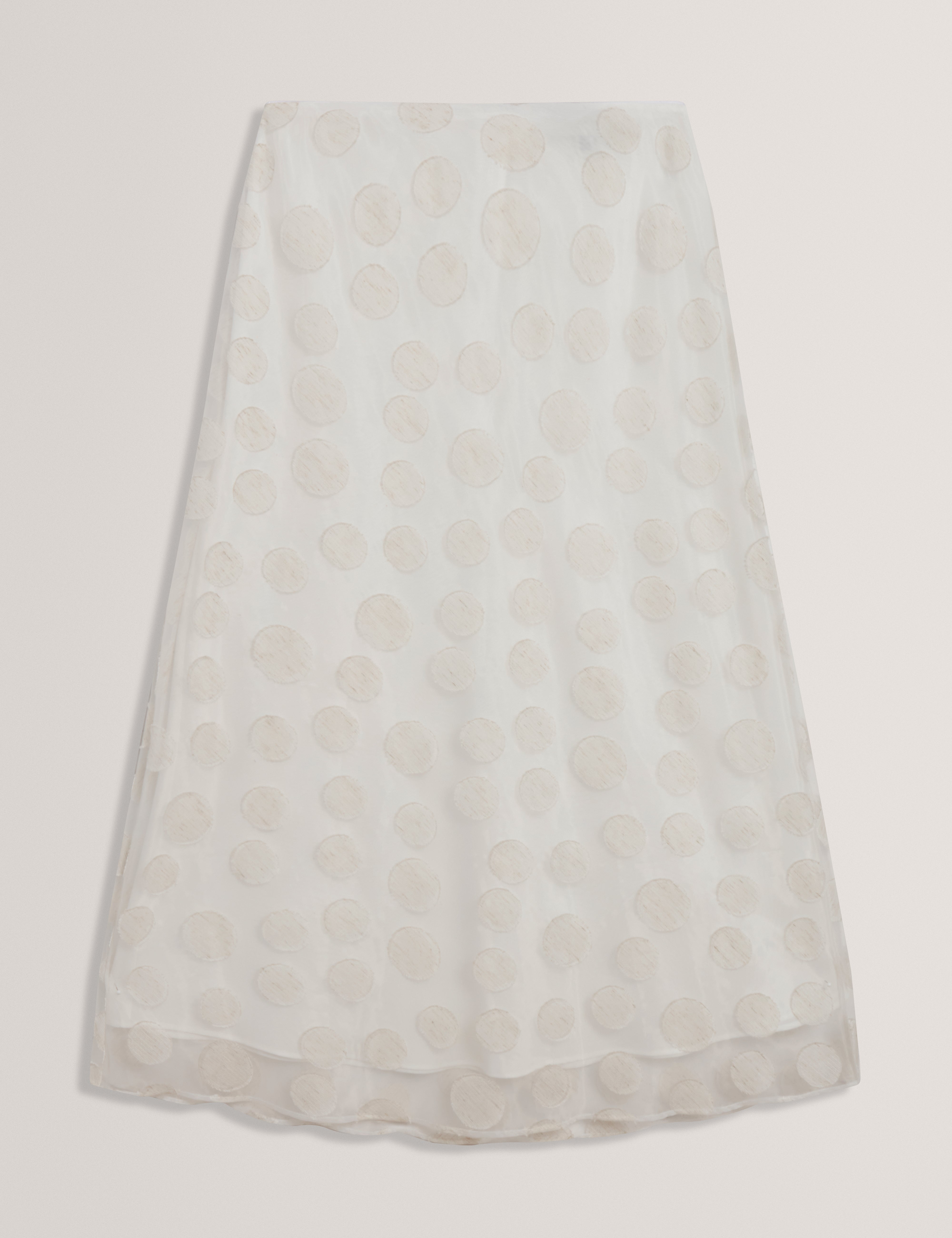 Women's LANIATA-Sheer Spotty Detail Midi Skirt