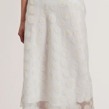 Women's LANIATA-Sheer Spotty Detail Midi Skirt