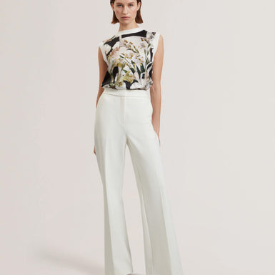 Women's LIILEA-Printed Woven Front Sleeveles