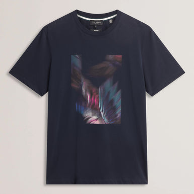 Men's FETHER-SS Box Printed T-Shirt