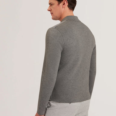 Mens DEJO-Herringbone Front Zip Through
