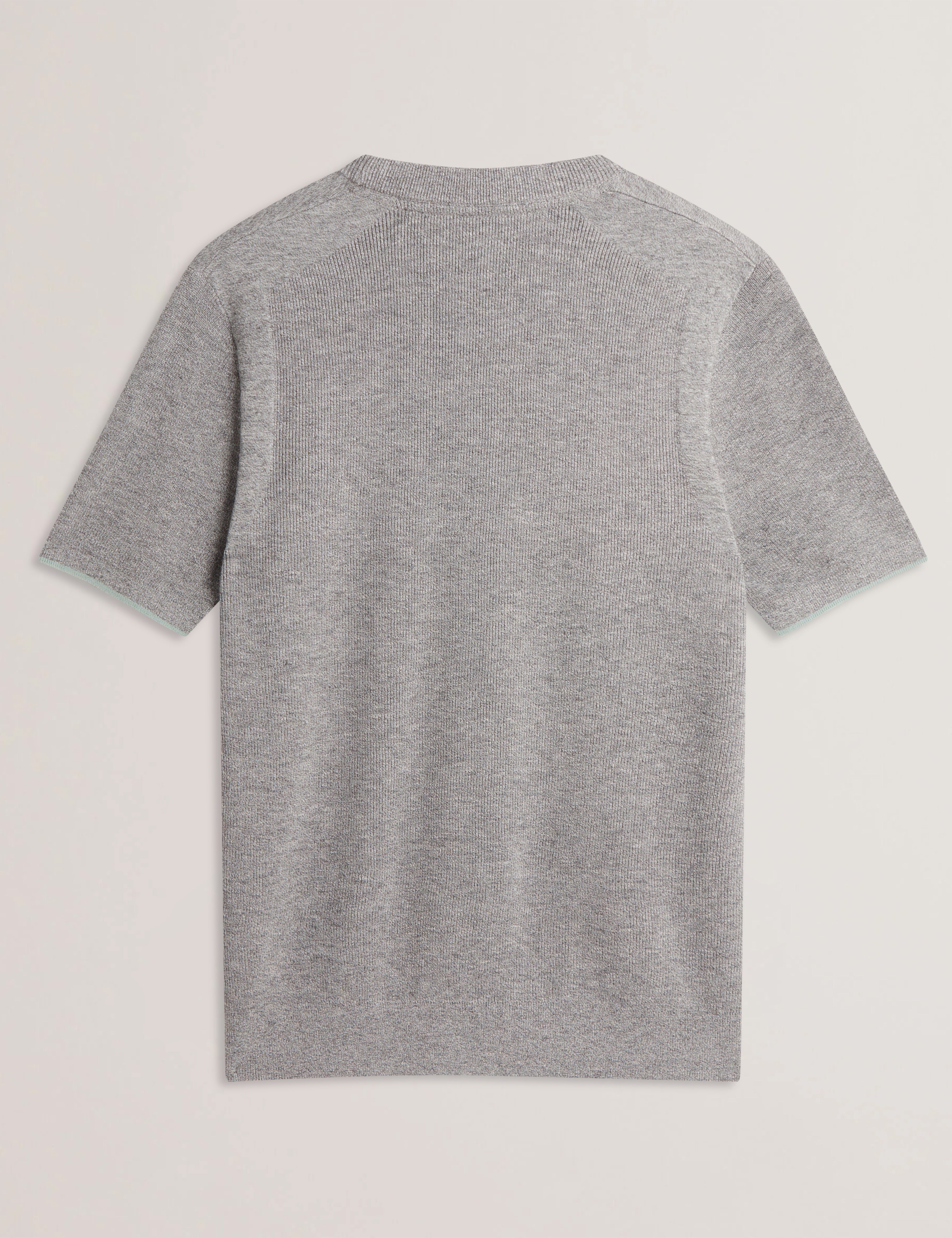 Men's VOISIN-SS Mixed Ribbed T-Shirt