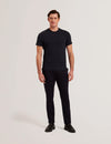 Men's ONTSO-SS Regular Herringbone T-shirt Navy