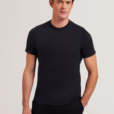 Men's ONTSO-SS Regular Herringbone T-shirt Navy