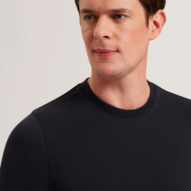 Men's ONTSO-SS Regular Herringbone T-shirt Navy