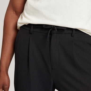 CIALDAT: Tapered Waffle Knit Trouser