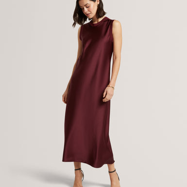 BLAAZA: Maxi Dress With Knitted Back
