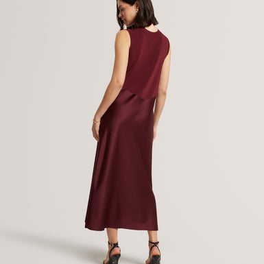 BLAAZA: Maxi Dress With Knitted Back