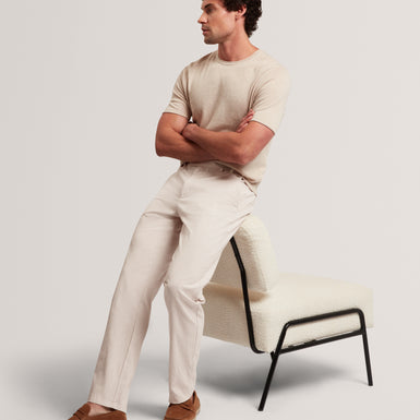 MOBEDO: Tapered Houndstooth Trousers