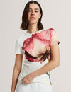 OBREY: Short Sleeve Printed Fitted Tee
