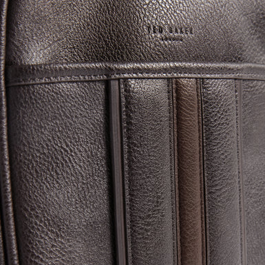 KEIIGAN: Stripe Pu Flight Bag