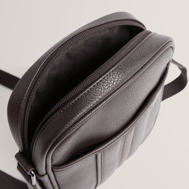 KEIIGAN: Stripe Pu Flight Bag