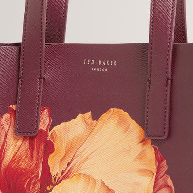 SHIMINA: Printed Flower Small Icon Bag