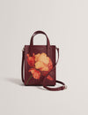 SHILEE: Printed Flower Mini Icon Bag