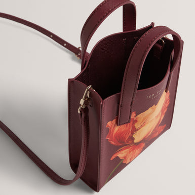 SHILEE: Printed Flower Mini Icon Bag