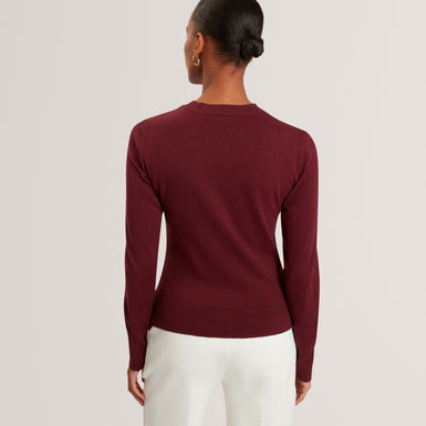 NIFORIA: Floral Print High Neck Sweater