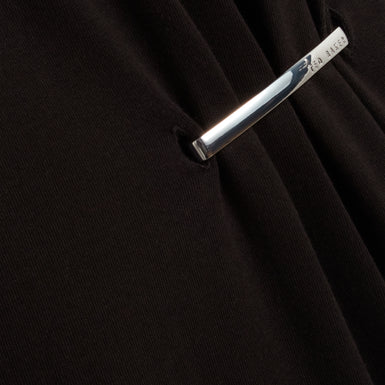 HESSIE: T-Shirt Dress With Metal Trim And Side S