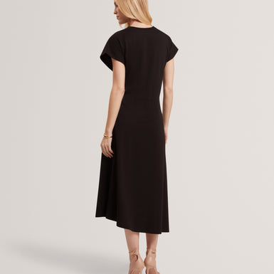 HESSIE: T-Shirt Dress With Metal Trim And Side S