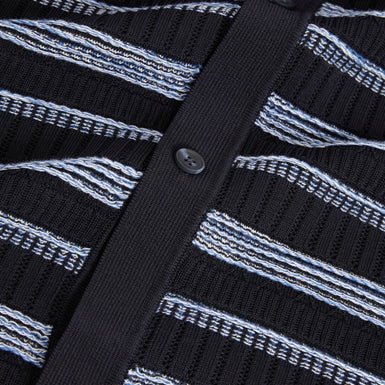 FLOREM: Ss Stripe Stitch Interest Polo