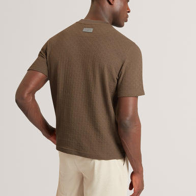 ELDONN: Ss Textured T-Shirt