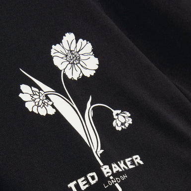 CAHEL: Ss Floral Branded T-Shirt