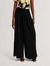 BRACCI: Wide Leg Trouser With Pleated Waistband