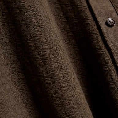 DOLTTEN: SS Textured Button Through Polo