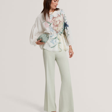 BRIDAT: Kick Flare Tailored Trousers