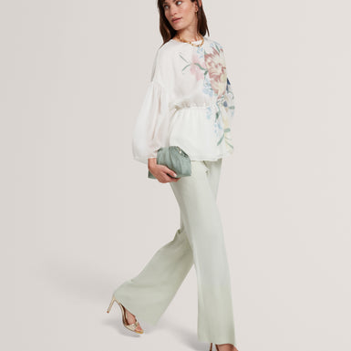 BRIDAT: Kick Flare Tailored Trousers