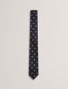 FIRENZA: Ditsy Jacquard Floral Silk Tie